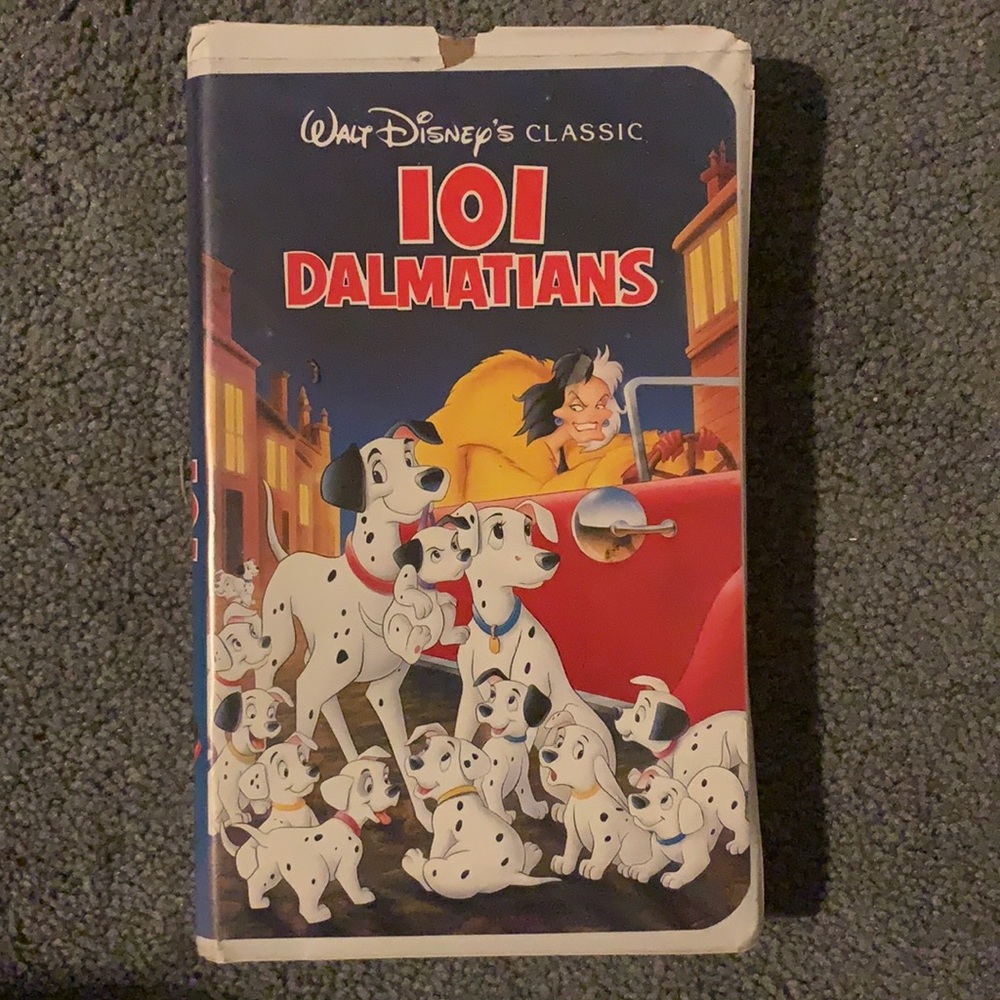 101 Dalmatians VHS video